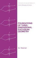 Cover: Foundations of Three-Dimensional Euclidean Geometry - CRC Press