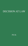Bild: Decision at Law - Praeger Publishers Inc