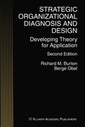 Cover: Strategic Organizational Diagnosis and Design - Springer