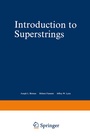 Cover: Introduction to Superstrings - Springer