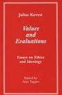 Cover: Values and Evaluations - Peter Lang Verlag