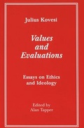 Cover: Values and Evaluations - Peter Lang Verlag
