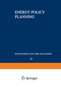 Cover: Energy Policy Planning - Springer