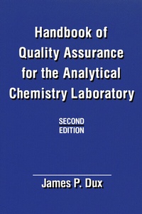Abbildung von: Handbook of Quality Assurance for the Analytical Chemistry Laboratory - Springer