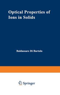 Abbildung von: Optical Properties of Ions in Solids - Springer