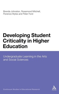 Enlarge image Cover: Developing Student Criticality in Higher Education - Continuum Publishing Corporation