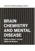 Bild: Brain Chemistry and Mental Disease - Springer