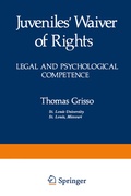 Cover: Juveniles' Waiver of Rights - Springer