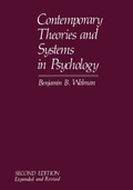 Cover: Contemporary Theories and Systems in Psychology - Springer
