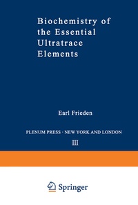 Abbildung von: Biochemistry of the Essential Ultratrace Elements - Springer