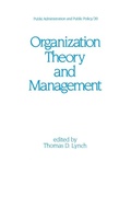 Cover: Organization Theory and Management - Routledge
