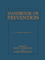 Cover: Handbook of Prevention - Springer