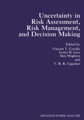 Cover: Uncertainty in Risk Assessment, Risk Management, and Decision Making - Springer