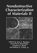 Cover: Nondestructive Characterization of Materials II - Springer
