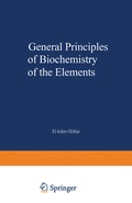 Cover: General Principles of Biochemistry of the Elements - Springer