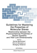 Cover: Guidelines for Mastering the Properties of Molecular Sieves - Springer