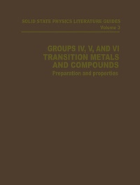 Abbildung von: Groups IV, V, and VI Transition Metals and Compounds - Springer