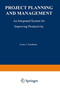 Cover: Project Planning and Management - Springer