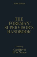 Cover: The Foreman/Supervisor's Handbook - Springer