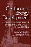 Cover: Geothermal Energy Development - Springer