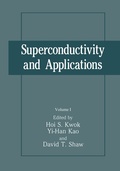 Cover: Superconductivity and Applications - Springer