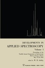 Cover: Developments in Applied Spectroscopy Volume 1 - Springer