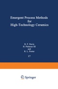 Cover: Emergent Process Methods for High-Technology Ceramics - Springer