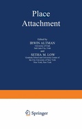 Cover: Place Attachment - Springer