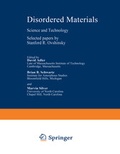 Cover: Disordered Materials - Springer