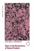 Cover: Topics in the Biochemistry of Natural Products - Springer