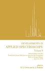 Cover: Developments in Applied Spectroscopy - Springer