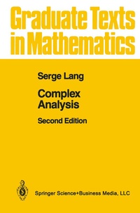 Abbildung von: Complex Analysis - Springer