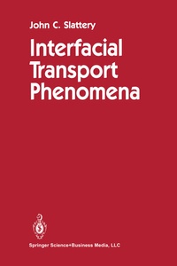Abbildung von: Interfacial Transport Phenomena - Springer