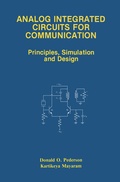 Cover: Analog Integrated Circuits for Communication - Springer