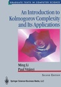 Cover: An Introduction to Kolmogorov Complexity and Its Applications - Springer