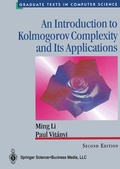 Cover: An Introduction to Kolmogorov Complexity and Its Applications - Springer