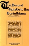 Cover: Second Epistle to the Corinthians - Continuum Publishing Corporation