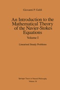 Cover: An Introduction to the Mathematical Theory of the Navier-Stokes Equations - Springer