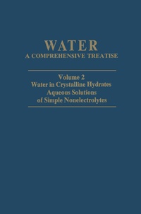 Abbildung von: Water in Crystalline Hydrates Aqueous Solutions of Simple Nonelectrolytes - Springer