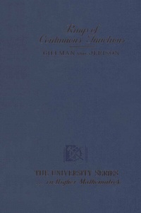 Enlarge image Cover: Rings of Continuous Functions - Springer