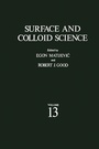 Cover: Surface and Colloid Science - Springer