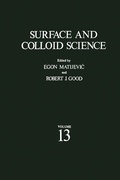 Cover: Surface and Colloid Science - Springer