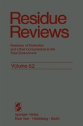 Cover: Residue Reviews - Springer