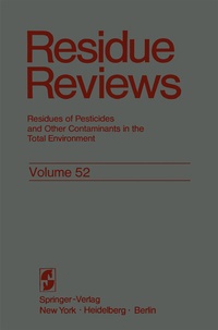 Abbildung von: Residue Reviews - Springer