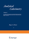 Cover: Analytical Calorimetry - Springer