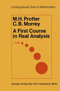 Abbildung von: A First Course in Real Analysis - Springer
