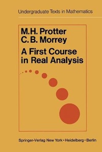 Abbildung von: A First Course in Real Analysis - Springer