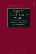 Cover: Equity, Trusts and Commerce - Hart Publishing