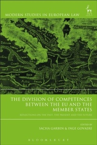 Enlarge image Cover: The Division of Competences between the EU and the Member States - Hart Publishing