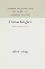 Cover: Thomas Killigrew - University of Pennsylvania Press
